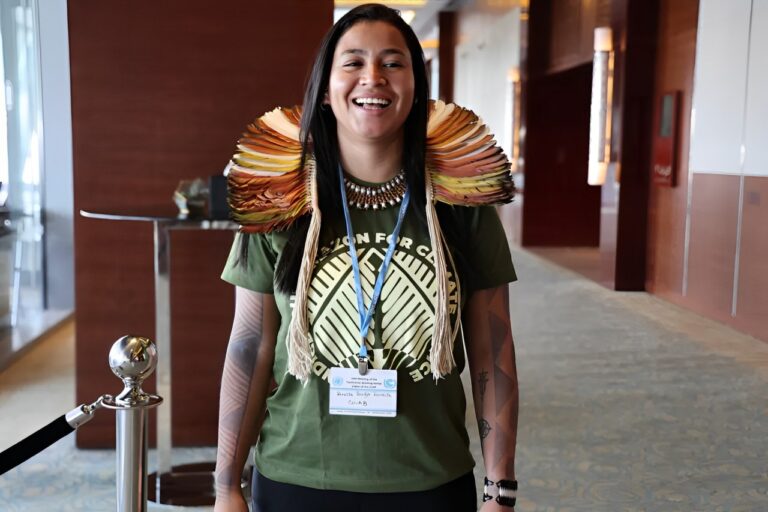 Vanessa Apurinã. Palestrante PROTEJA Talks.
